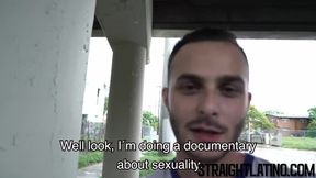 Straight latino paid for gay breeding service by pervert