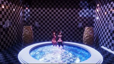 Fiesta sexual en piscina