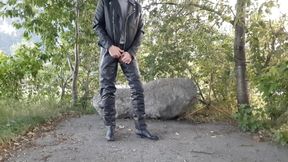 Hello in Leather