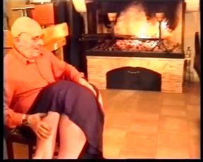Watch This German Slut Get Fingered and Used by Older Guy