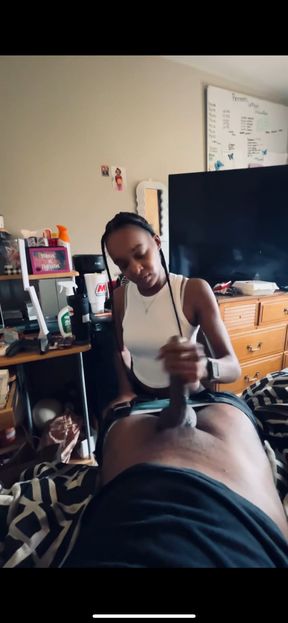 MY NEIGHBOR GAVE ME A QUICK HAND JOB
