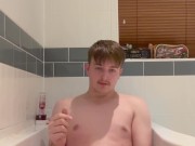 Taking a piss bath