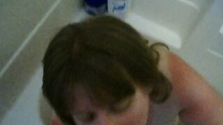 BBW Fiance Drinking Piss inside The Bath-Tub