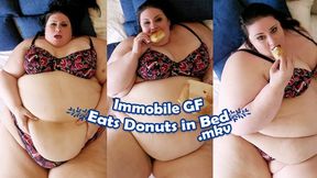 Immobile GF Eats Donuts in Bed (MKV)