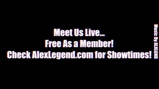 Hot Busty Goth Babe Strip Teases Before Sucking A Massive Cock!