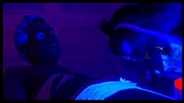 Lisa Sparkle and Sandra Iron Get Kinky Under UV Light