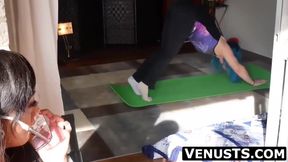 Outstanding Asian tranny's roommate anal destruction