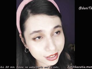hot fantasy shemale DaniTheCutie sits on u during the time that intimately sucking your weenie JOI