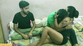 Hot Girlfriend with Two Guys!
