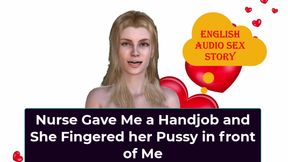 Nurse Gave Me a Handjob and She Fingered Her Pussy in Front of Me - English Audio Sex Story