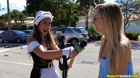 Keely Jones steals the show in a threesome fuck movie