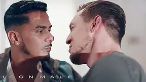 Hunks Want To Catch Up But Soon After They End Up In Bed With Cesar Xes And Pierce Paris