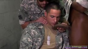 Man gives truck driver blowjob and  gay sex solo first time