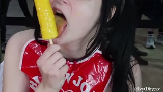 Ivy Minxxx Gives a Messy Blowjob in Public