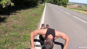 Czech Hunter - Gave Him Some Cas'h for Doing Push-ups and Enjoyed the View, so I Fucked His Ass