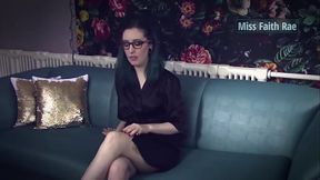 Teasing Slave Tasks - Part 1 - Miss Faith Rae'_s Femdom Striptease with Anal Instructions, CBT Instructions, CEI, JOI and more - HD 1080p MP4