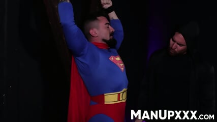 baxter james finds himself at the mercy of evil villain