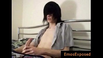 Gay emo growing his dick for webcam gays