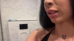 german  princess trample her slave in bath before outgoing