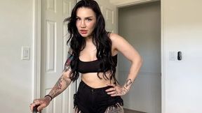 Nova Cane - Thick Goth Step Sister Bed Share Fantasy