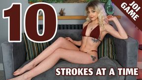 10 Strokes at a Time JOI Game - Gabie