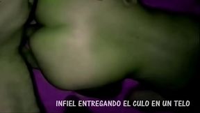 Married MILF Angie swallows cock and takes anal fucking