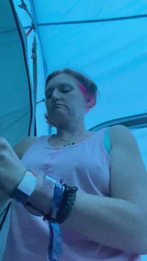When a Quick Piss in a Bottle in Your Tent Leads Onto Stripping and a Cheeky Little Tits and Bits Play!