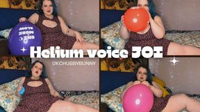 Squeaky helium voice JOI