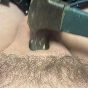 Micro penis meets hammer