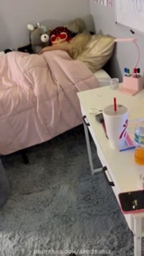 18 Year Old College Girl With Tight Pussy Grip &amp; Bubble Butt Fucks In Dorm!