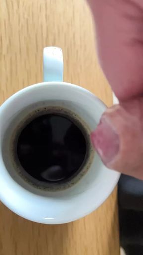 Sprayed coffee