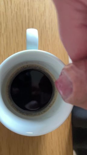 Sprayed coffee