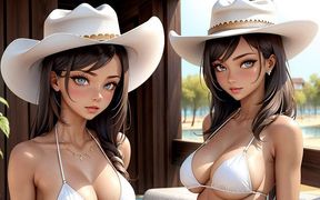 Sexy Anime Bikini Girls Pinups