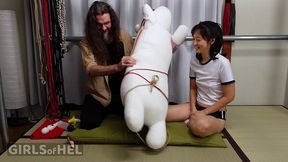 daddy pinched my pussy too hard! bdsm bondage, clothespins fetish