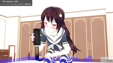 Japanese anime cumshotted by toys ASMR brunette sreams
