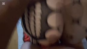 I fuck the Mexican foreigner hard, I show her what a big Spanish cock is