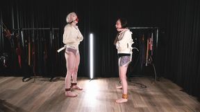 Katherine and Kora's Straitjacket Escape Challenge