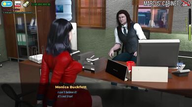 Arrogant Jail MILF Gets Broken By Sex Game Parody Choked Visual Novel