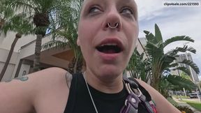 Burps at FetCon - GLIMMER casual burping compilation with blue hair, public burps, fetishcon, non nude