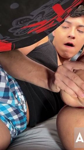 THE STEPSON FUCKS THE STEPMOTHER IN THE ASS WHILE THEY SHARE A BED NEXT TO THE STEPDAUGHTER   Clip 3