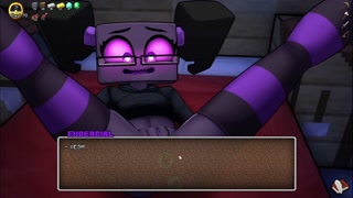 Hornycarft Enderman Girl Play with Anal Sex Toy Game Gallery