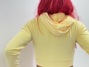 Transvestite enjoying her dildos