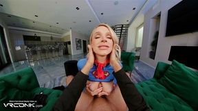 VR Conk: Busty Blonde Supergirl Fucks In Heels DC Comics Cosplay Parody