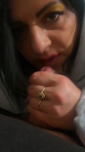 Milfycalla- Face Fuck,cum Play While Wearing a Hot Long Down-jacket and Slutty Clothes 254