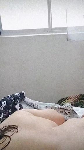 Memorable moment from "I cum twice on my lesbian friend's ass"