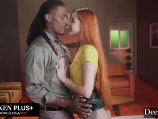 Deeper. Marvelous Redhead Little Dragon Has intense Secret BBC Affair