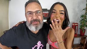 A Tgata na sua primeira vez na Mans&atilde_o do Ted - Manuella Goncalves