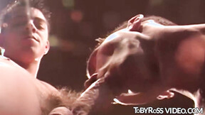 ”Sensual  gay passionately sucking huge cock & cums”