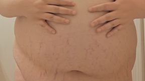 Sweetie's Feedee Stuffed belly play