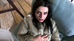 luxury fur & leather fetish – deepthroat, double cum & passionate blowjob (ep. 326)